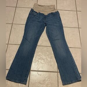Old Navy Blue Boot Cut Maternity Jeans